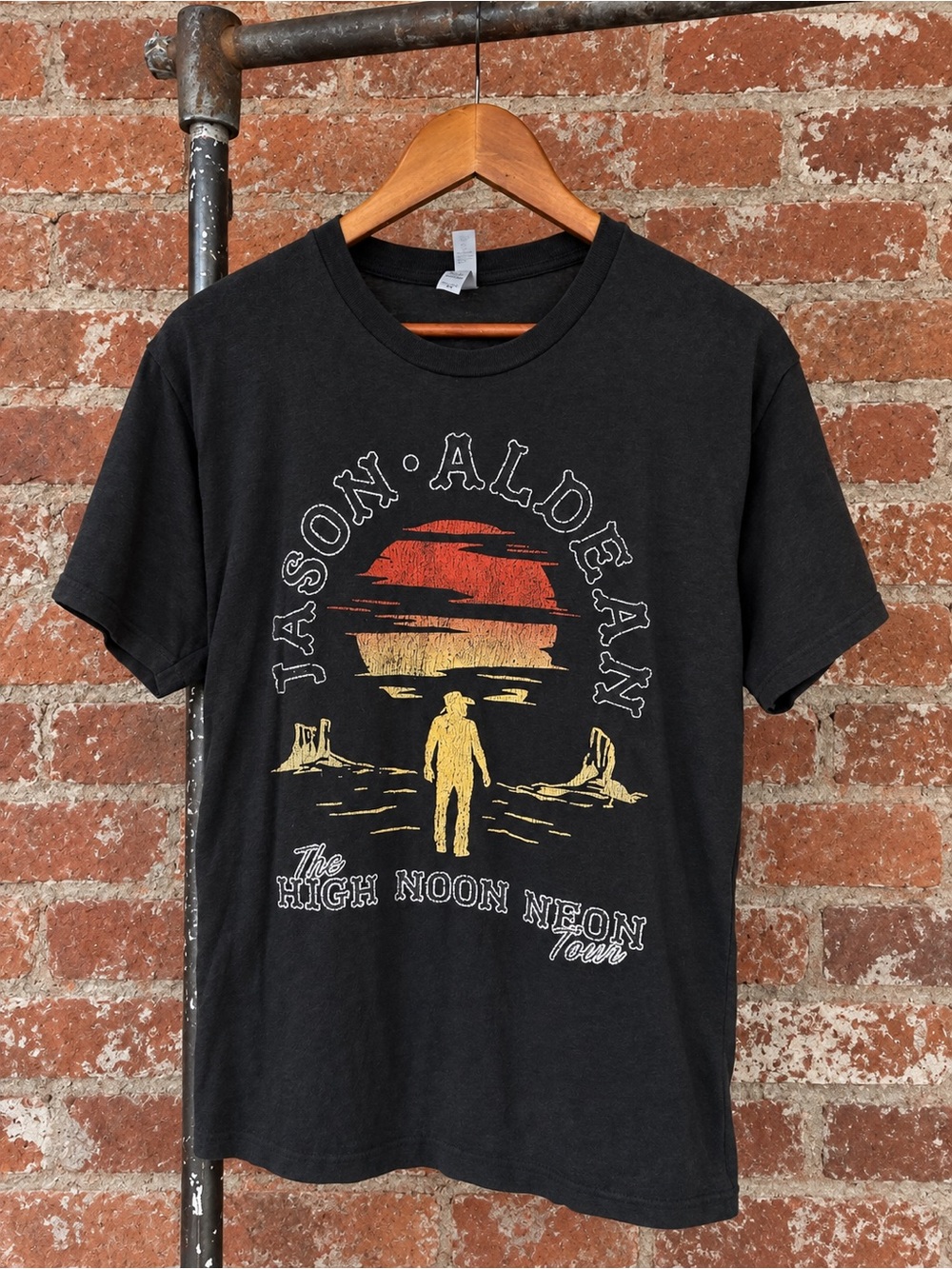 Jason Aldean High Noon Neon Tour Graphic Tee Western Country Concert Tee Unisex